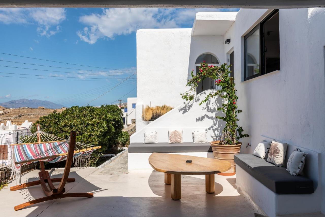 Yalos Mykonos 4 Bedroom Luxury House 5 Minute From Ornos Beach W Sea & Sunset View Mykonos Town Dış mekan fotoğraf